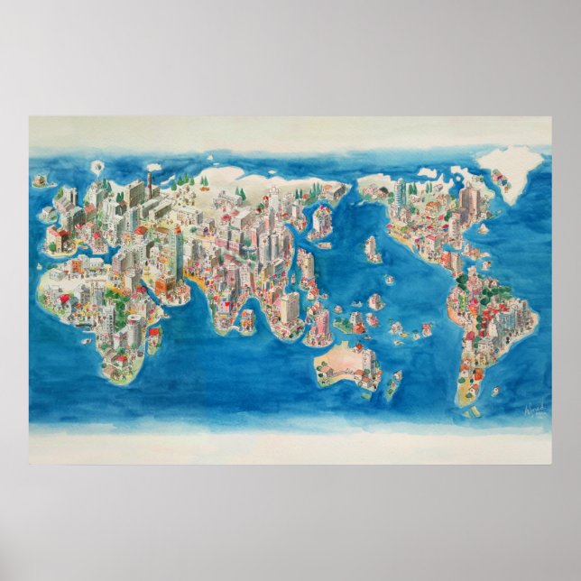 Zuhause Sweet Zuhause - The Global Village Urbaniz Poster (Vorne)