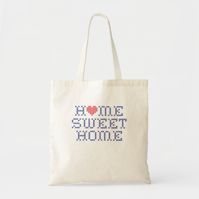 Zuhause Sweet Zuhause Tote Bag Tragetasche (Vorne)
