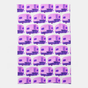 ZUHAUSE SWEET ZUHAUSE Vintag Trailer Camper RV Geschirrtuch