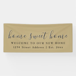Zuhause Sweet Zuhause | Welcome Housewarming Party Banner