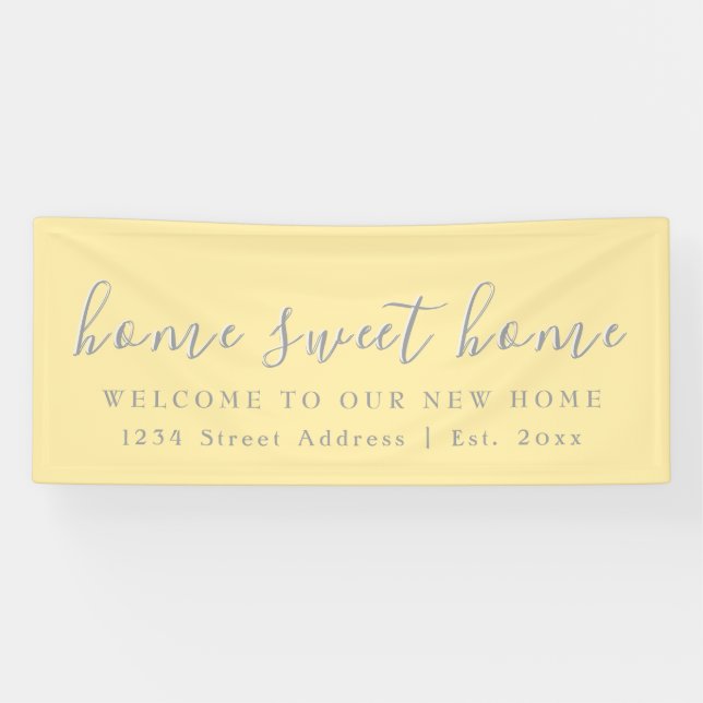 Zuhause Sweet Zuhause | Welcome Housewarming Party Banner (Horizontal)