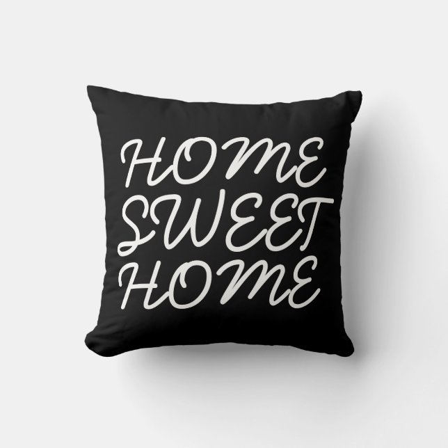 ZUHAUSE SWEET ZUHAUSE, werfen Kissen (Vorderseite)