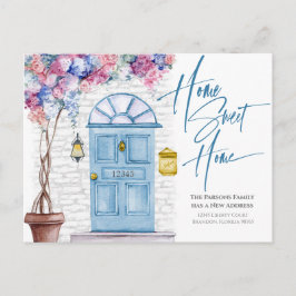 Zuhause Sweet Zuhause Wir haben die Wasserfarbentü Postkarte