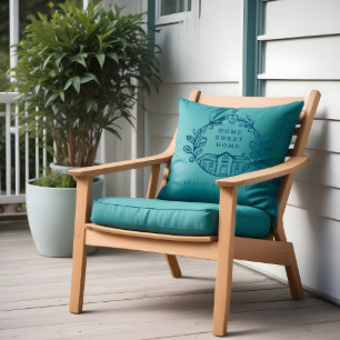 Zuhause Sweet Zuhause, Wreath Design & Coordinated Kissen