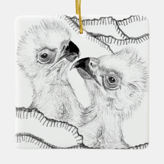 ZUHAUSE SWFL EAGLE NEST VIPS SEHR WICHTIGE PATIENT KERAMIKORNAMENT (Vorderseite)