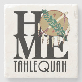 ZUHAUSE Tahlequah Oklahoma Steinuntersetzer