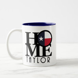 ZUHAUSE Taylor Texas Zweifarbige Tasse