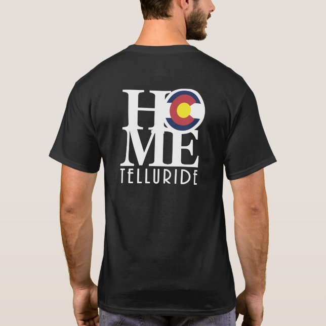 ZUHAUSE Telluride - Rückdruck T-Shirt (Rückseite)