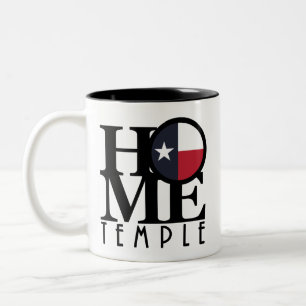 ZUHAUSE Temple Texas Zweifarbige Tasse