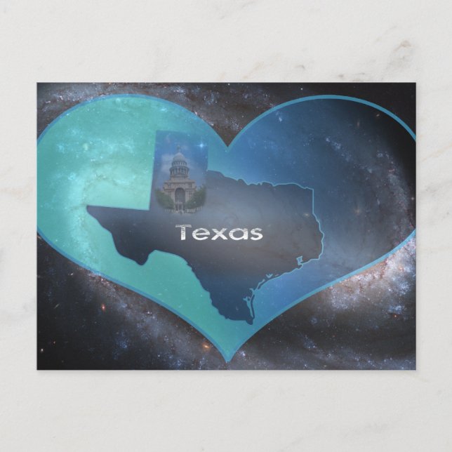 Zuhause Texas Postkarte (Vorderseite)