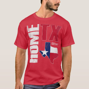 Zuhause Texas Texan Vintage Liebe T-Shirt