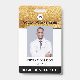 Zuhause Therapeut Foto ID Ausweis