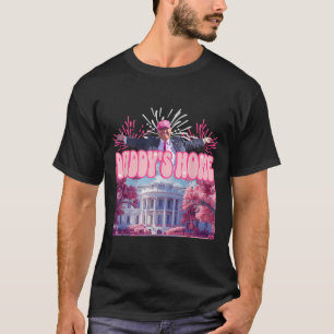 Zuhause Trump 2024 Shirt Glückwunsch 4. Juli Feuer
