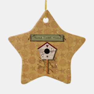 Zuhause Tweet Zuhause Ornament