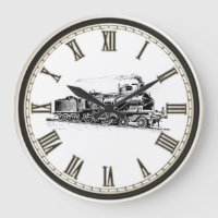 Zuhause-Uhr für antike Zugbüros