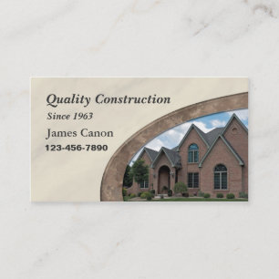 Zuhause-Umrüstungs- oder Baudienstkarte Visitenkarte