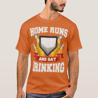 Zuhause und Baseballsport am Tag T-Shirt