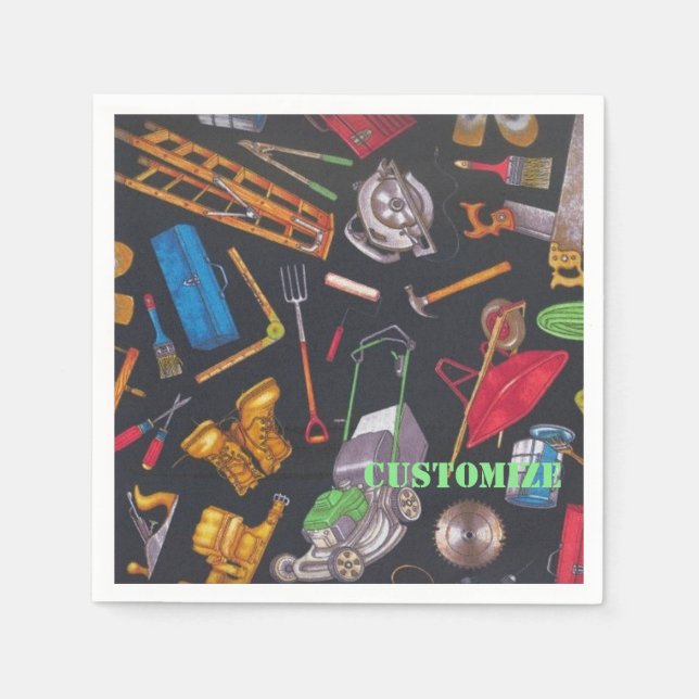 Zuhause und Garden Tools Napkins Serviette (Vorderseite)