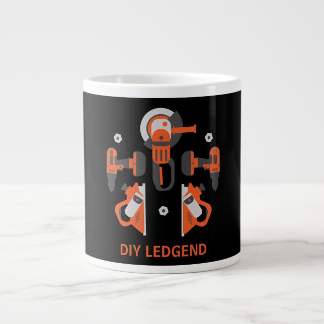 Zuhause-Verbesserung Jumbo-Tasse (Vorderseite)