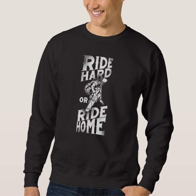 Zuhause Vintag auf der Skateboard Sweatshirt (Vorderseite)