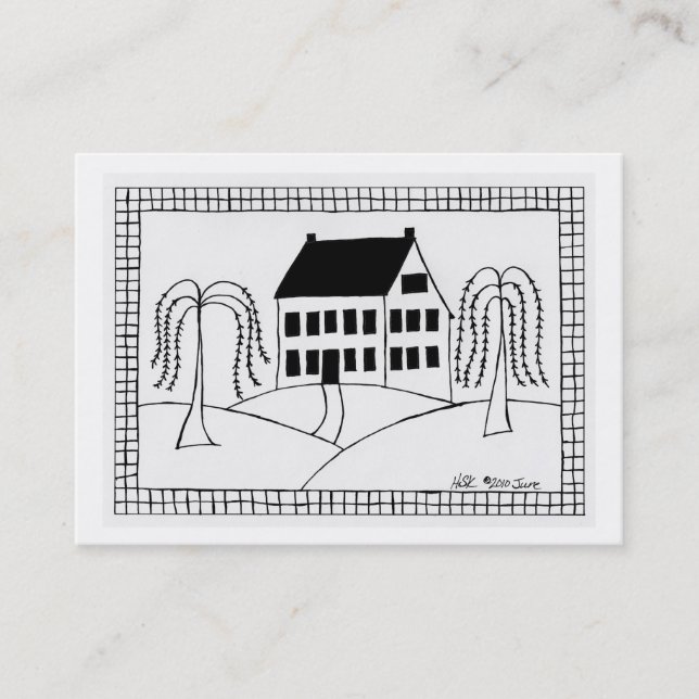 Zuhause Visitenkarte (Vorderseite)