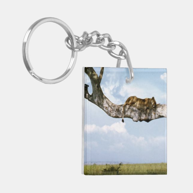 Zuhause von Lion Office personalize Destiny Destin Schlüsselanhänger (Vorderseite links)