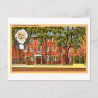 Zuhause von Longfellow in Portland, Maine, Vintag