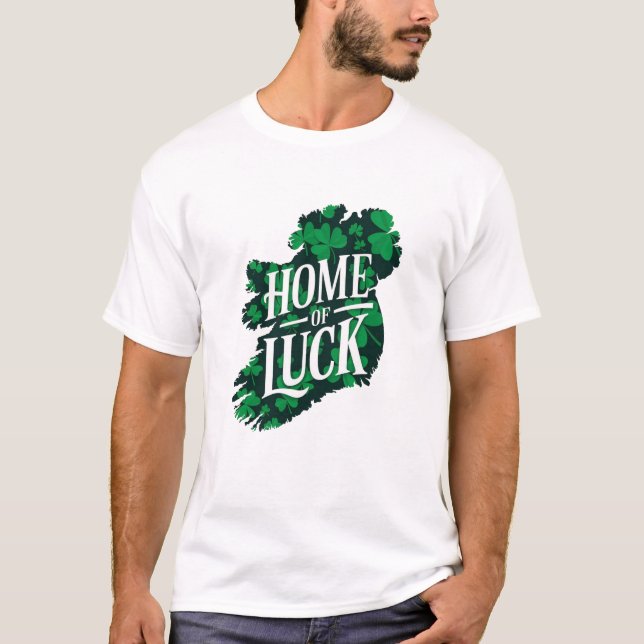 Zuhause von Luck Ireland T-Shirt (Vorderseite)