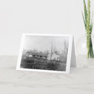 Zuhause von Outlaw Jess James Fotograph Karte