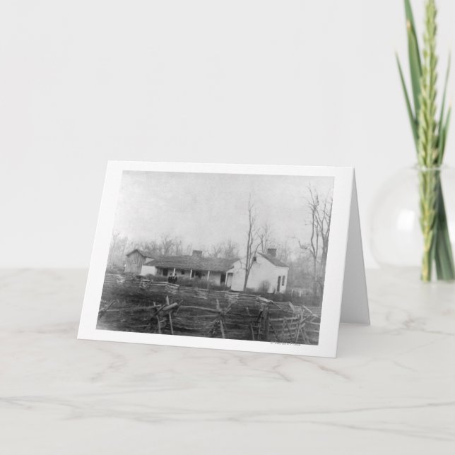 Zuhause von Outlaw Jess James Fotograph Karte (Vorderseite)