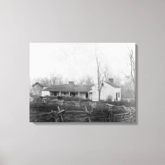 Zuhause von Outlaw Jess James Fotograph Leinwanddruck (Vorderseite)