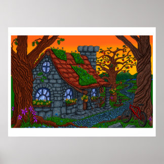 Zuhause-Vorderposter Poster