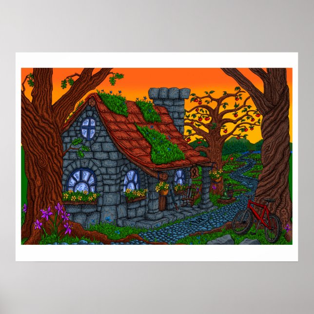 Zuhause-Vorderposter Poster (Vorne)