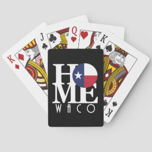 ZUHAUSE Waco Texas Spielkarten