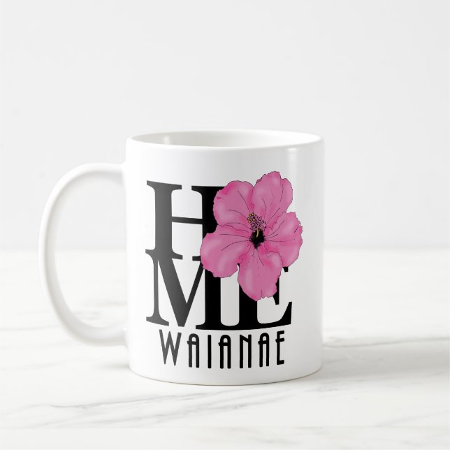 ZUHAUSE Waianae Pink 11oz Kaffeetasse (Links)