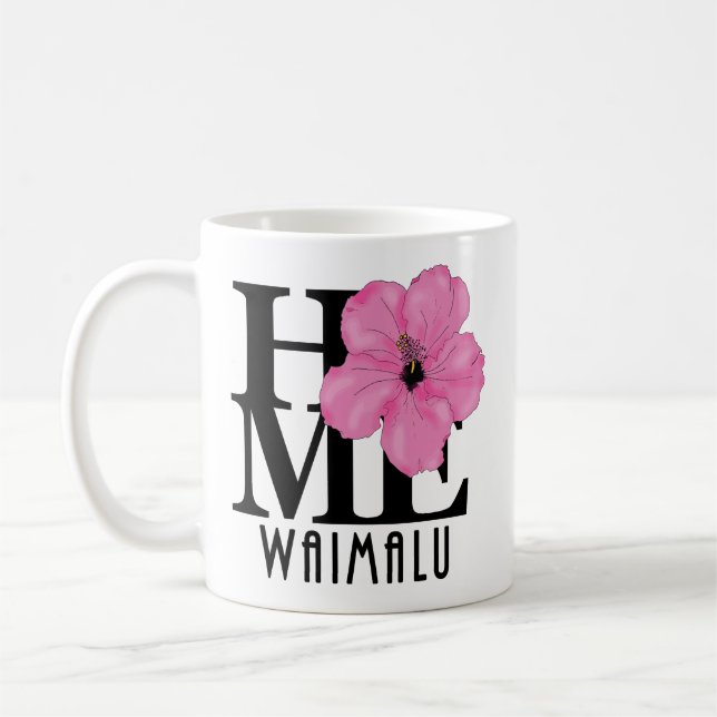 ZUHAUSE Waimalu Pink 11oz Kaffeetasse (Links)