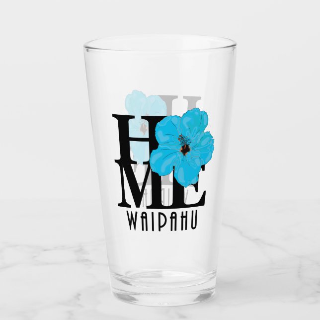 ZUHAUSE Waipahu, blau Glas (Vorderseite)