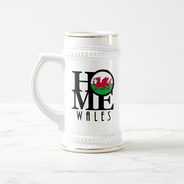 ZUHAUSE Wales Bierglas (Links)