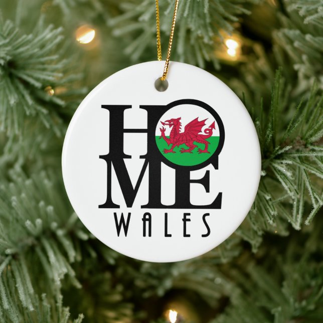 ZUHAUSE Wales Keramik Ornament (Baum)