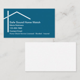 Zuhause Watch Services Business Cards Visitenkarte