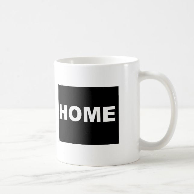 Zuhause weg von der Tasse des Staat oder Reiseumar (Rechts)