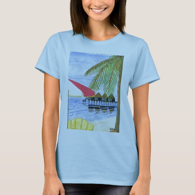 ZUHAUSE WEG VON ZUHAUSE T-Shirt (Vorderseite)