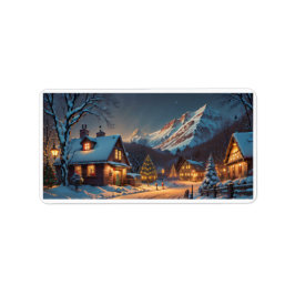 Zuhause Weihnachtsmarken/Aufkleber Adressaufkleber