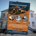 Zuhause-Wiederherstellungsdienste Flyer<br><div class="desc">Einführung in unsere Zuhause Restoration Services Business Flyer Dieser Flyer ist ein leistungsfähiges Tool, um mit Hauseigentümern in Verbindung zu treten, die einen professionellen Reparatur- und Renovierungsservice benötigen. Dieser auffällige Flyer hebt wesentliche Leistungen wie die Sanierung von Wasser-, Feuer- und Windschäden hervor und sichert potenziellen Kunden, dass ihre Zuhause bei...</div>