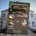 Zuhause-Wiederherstellungsdienste Flyer<br><div class="desc">Einführung in unsere Zuhause Restoration Services Business Flyer Dieser Flyer ist ein leistungsfähiges Tool, um mit Hauseigentümern in Verbindung zu treten, die einen professionellen Reparatur- und Renovierungsservice benötigen. Dieser auffällige Flyer hebt wesentliche Leistungen wie die Sanierung von Wasser-, Feuer- und Windschäden hervor und sichert potenziellen Kunden, dass ihre Zuhause bei...</div>