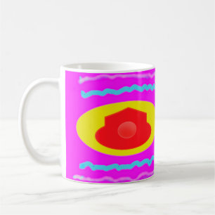 Zuhause willkommen mit Liebe großartig rosa und br Kaffeetasse