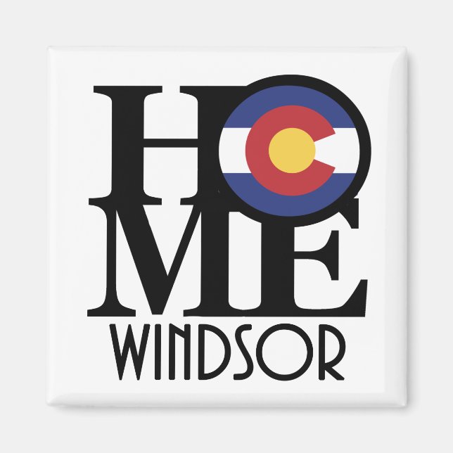 ZUHAUSE Windsor Colorado Magnet (Vorne)