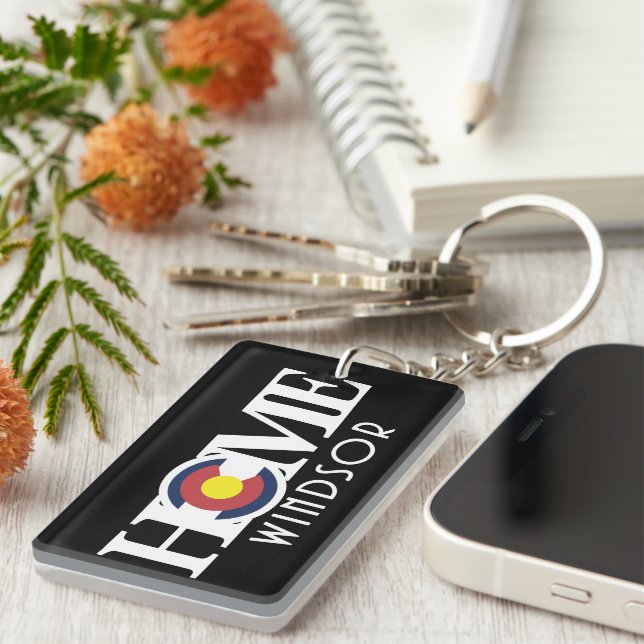 ZUHAUSE Windsor Colorado Schlüsselanhänger (Vorderseite rechts)