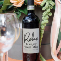 Zuhause Wine Rental Rental Danke, dass Sie Labels