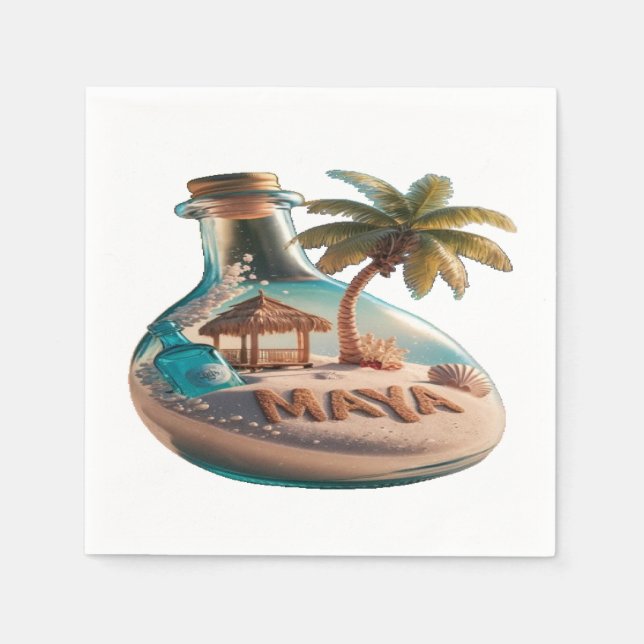 Zuhause-Wohnzimmertraum Serviette (Vorderseite)